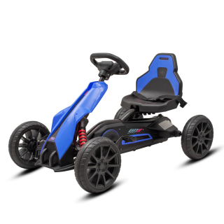 Dětská šlapací motokára Go-kart Baby Mix Speedster modrá
