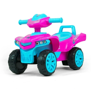 Dětské odrážedlo se zvukem Čtyřkolka Milly Mally Monster Pink