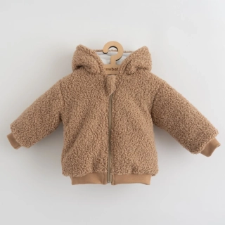 Kojenecká zimní mikinka s kapucí New Baby Teddy Winter, vel. 68 (4-6m)