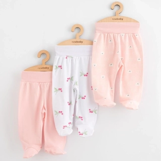 Kojenecké polodupačky New Baby Classic II 3ks girl velikost 68 (4-6m)