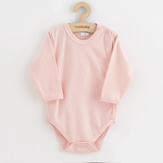 Kojenecké celorozepínací body New Baby Classic II světle růžové, vel. 62 (3-6m)