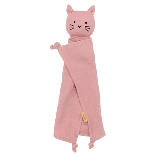 Mušelínový usínáček New Baby Cat pink
