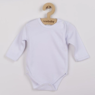 Kojenecké body celorozepínací New Baby Classic bílé, vel. 50