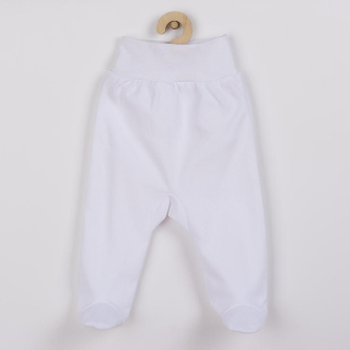 Kojenecké polodupačky New Baby Classic II bílé, vel. 80 (9-12m)