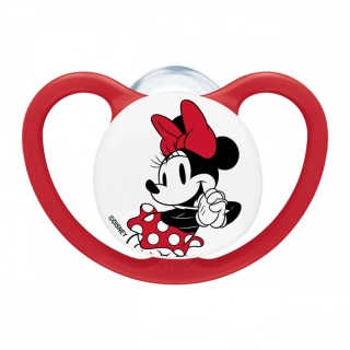Dudlík NUK Perfect Match Air Disney Mickey Mouse 0-6 měsíců red velikost 0-6 m