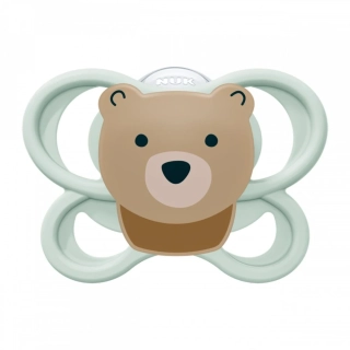 Dudlík NUK Perfect Match Air BEAR 0-6m 1ks box velikost 0-6 m