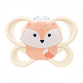 Dudlík NUK Perfect Match Air FOX 0-6m 1ks box velikost 0-6 m