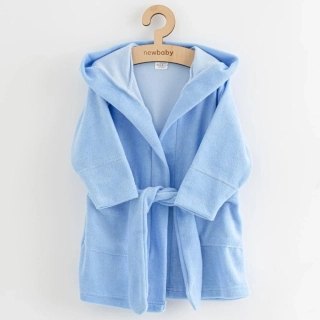 Dětský froté župan New Baby blue, vel. 80/86