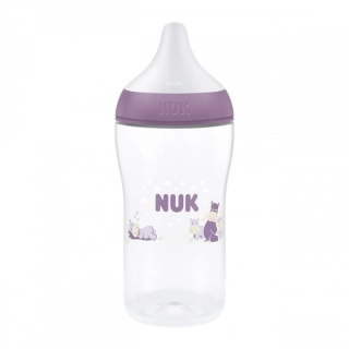 Kojenecká láhev NUK Perfect Match s kontrolou teploty Hippo 260 ml