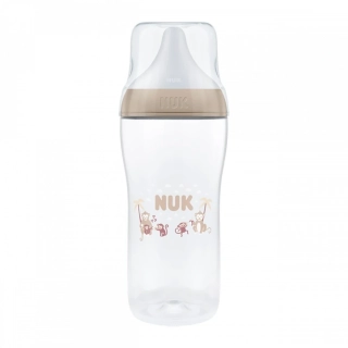 Kojenecká láhev NUK Perfect Match s kontrolou teploty XL Monkey 360 ml