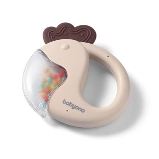 Chrastítko Baby Ono PARROT béžové