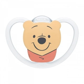 Dudlík NUK Perfect Match Air Disney Medvídek Pú 6-18 měsíců white velikost 6-18 m