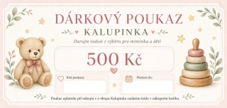Dárkový poukaz v hodnotě 500 Kč