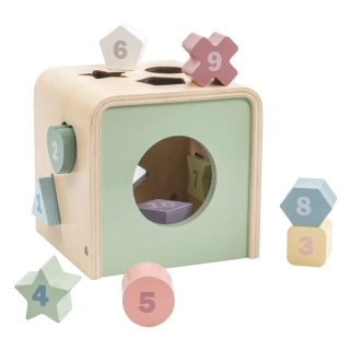 Dřevěná zatloukačka s xylofonem Baby Mix