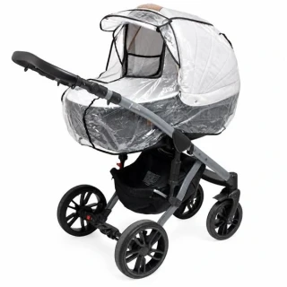 Nepromokavá fólie-pláštěnka na hluboký kočárek s otevíracím okénkem  New Baby