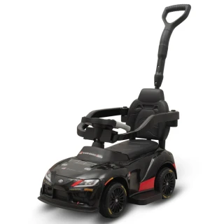 Dětské odrážedlo s vodící tyčí Toyota GR Supra GT4 Baby Mix černé